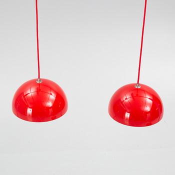 Verner Panton, a pair of 'Flowerpot' ceiling lamps, &Tradition.