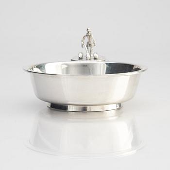 A silver kovsh, W.A. Bolin, Stockholm 1941.