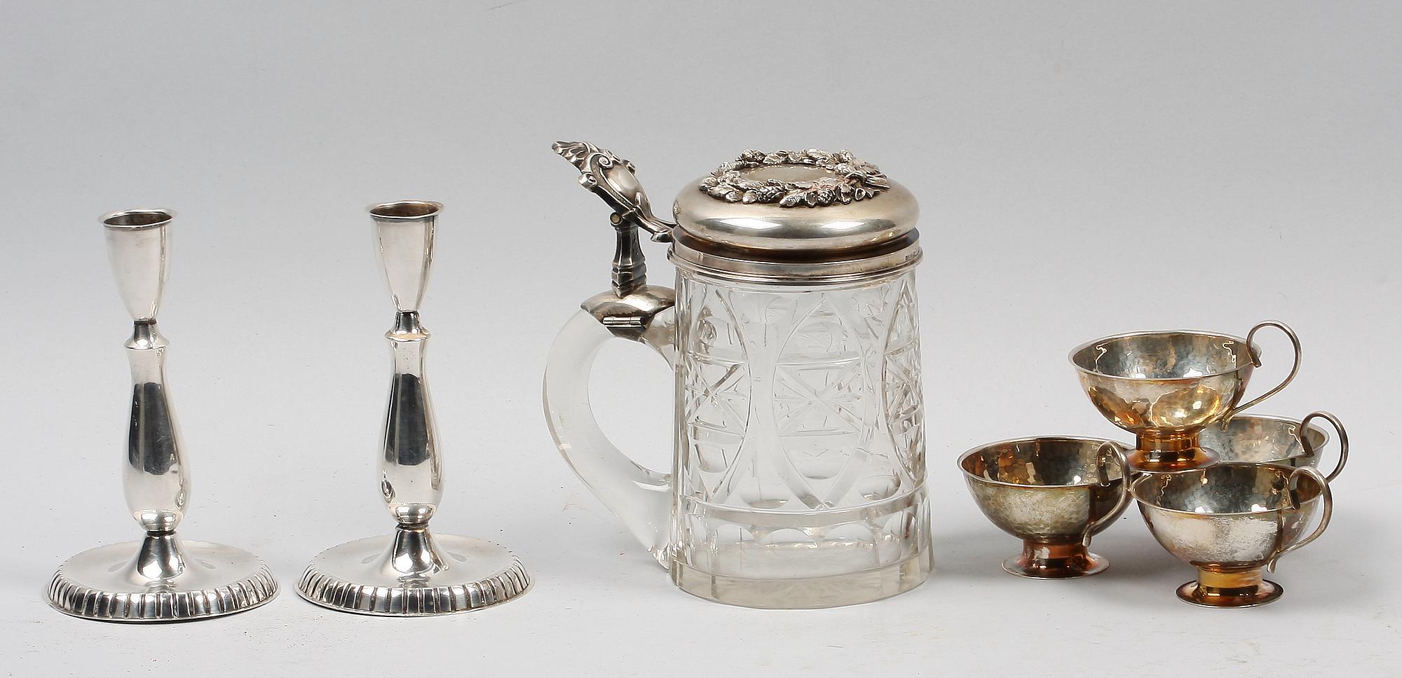 PARTI SILVER, 7 delar, bl a GAB.