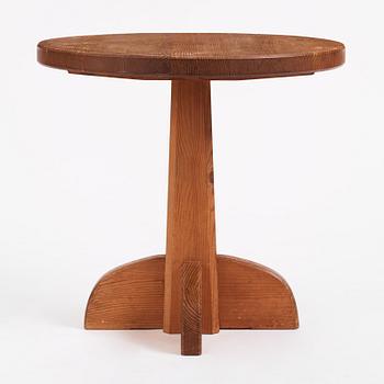 Nordiska Kompaniet, a "Lovö" stained pine table, Nordiska Kompaniet 1930s.