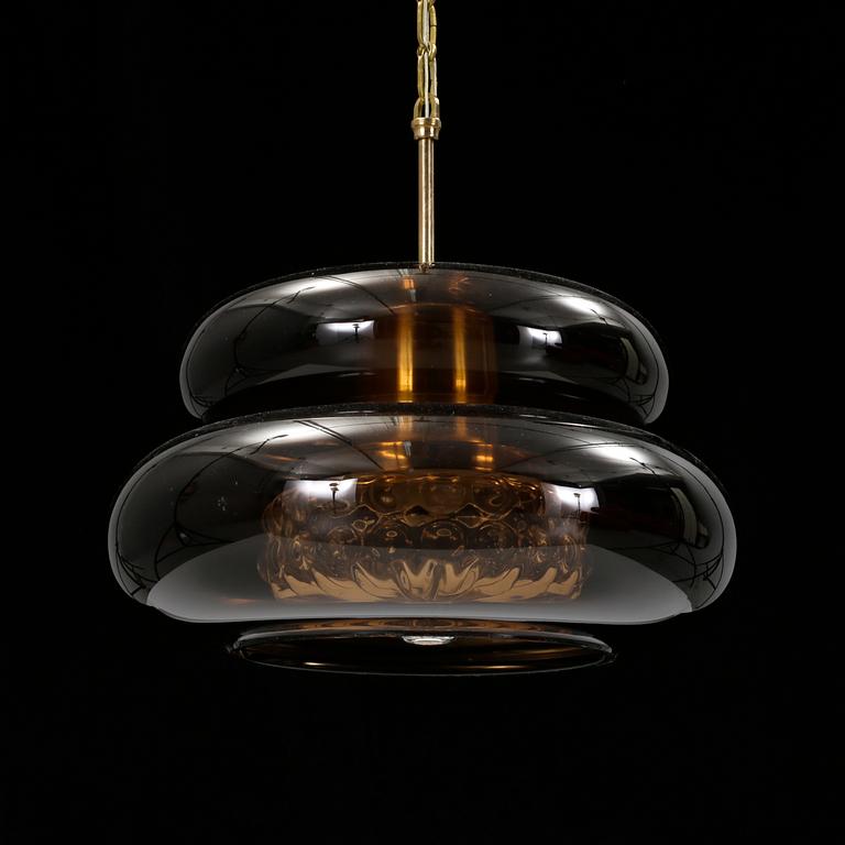 TAKLAMPA, "Bubblan", Carl Fagerlund, Orrefors, 1900-talets andra hälft.