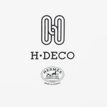 Hermès, serving platter, "Grand Plateau Rond H Deco".