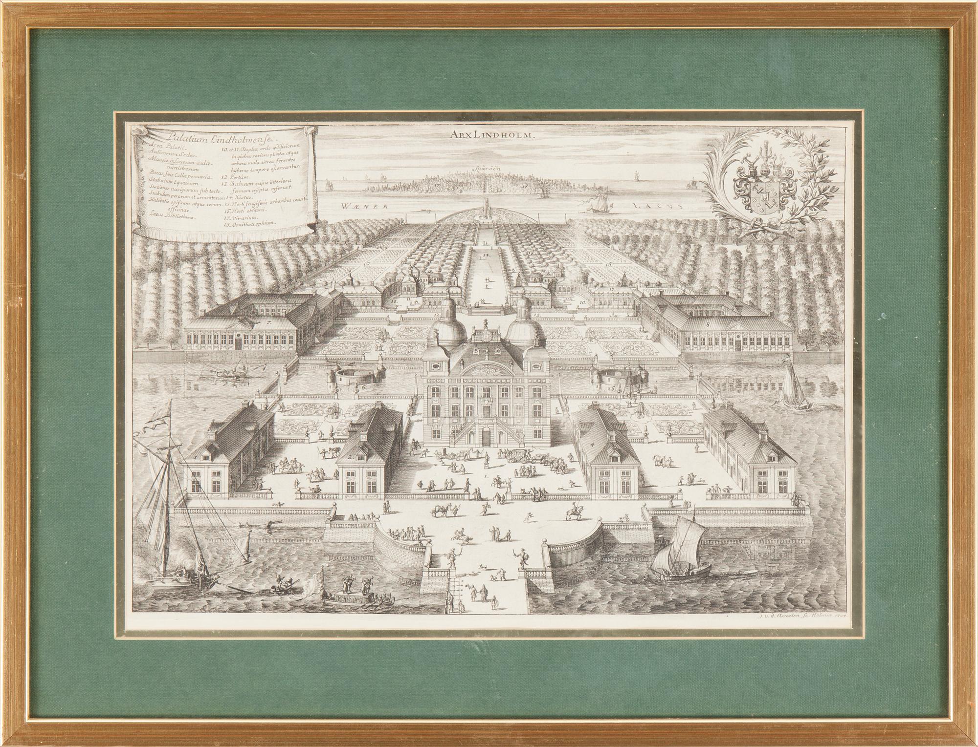 KOPPARSTICK, 14 stycken. Ur "Suecia Antiqua", 1700-tal.