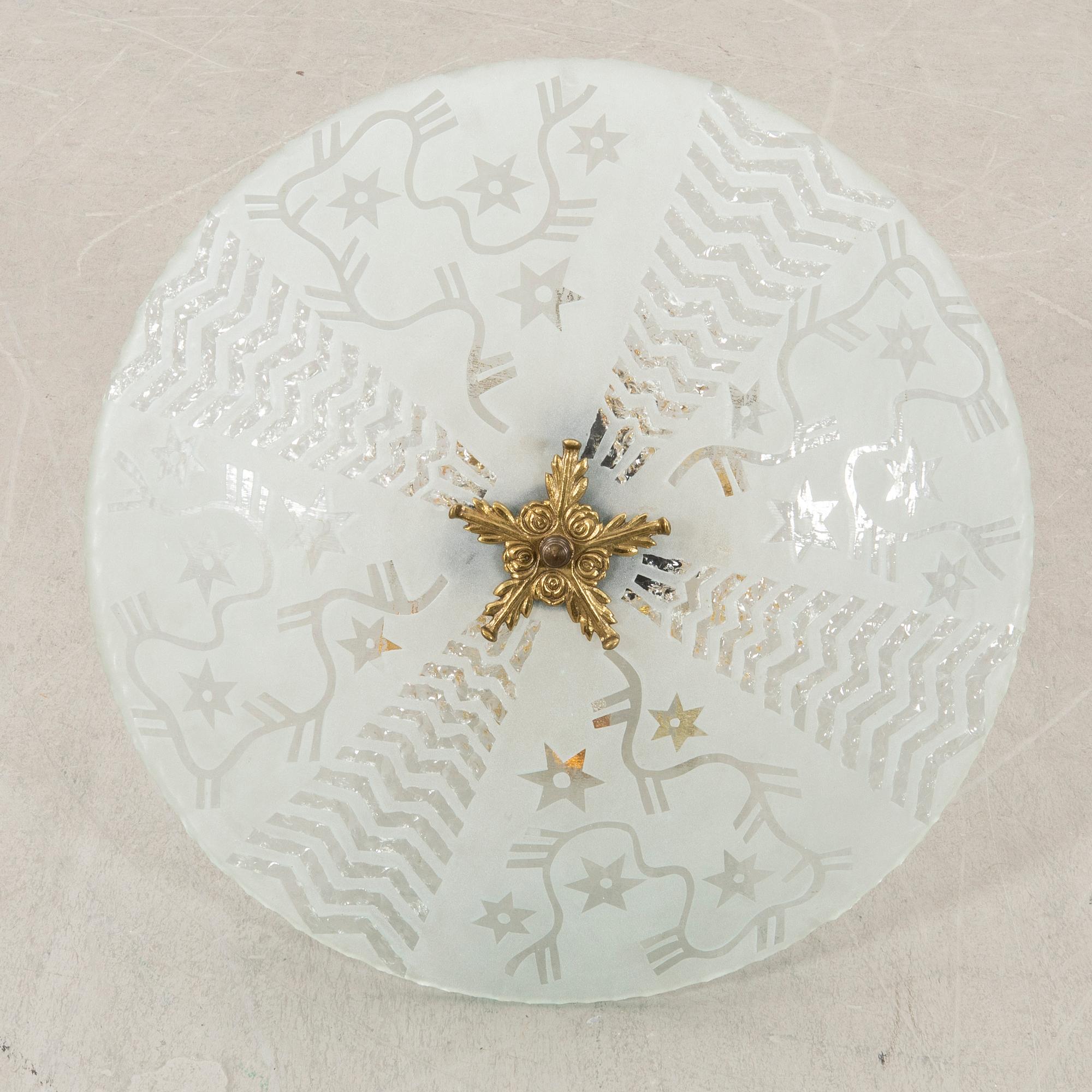Ceiling lamp 1940s/50s.