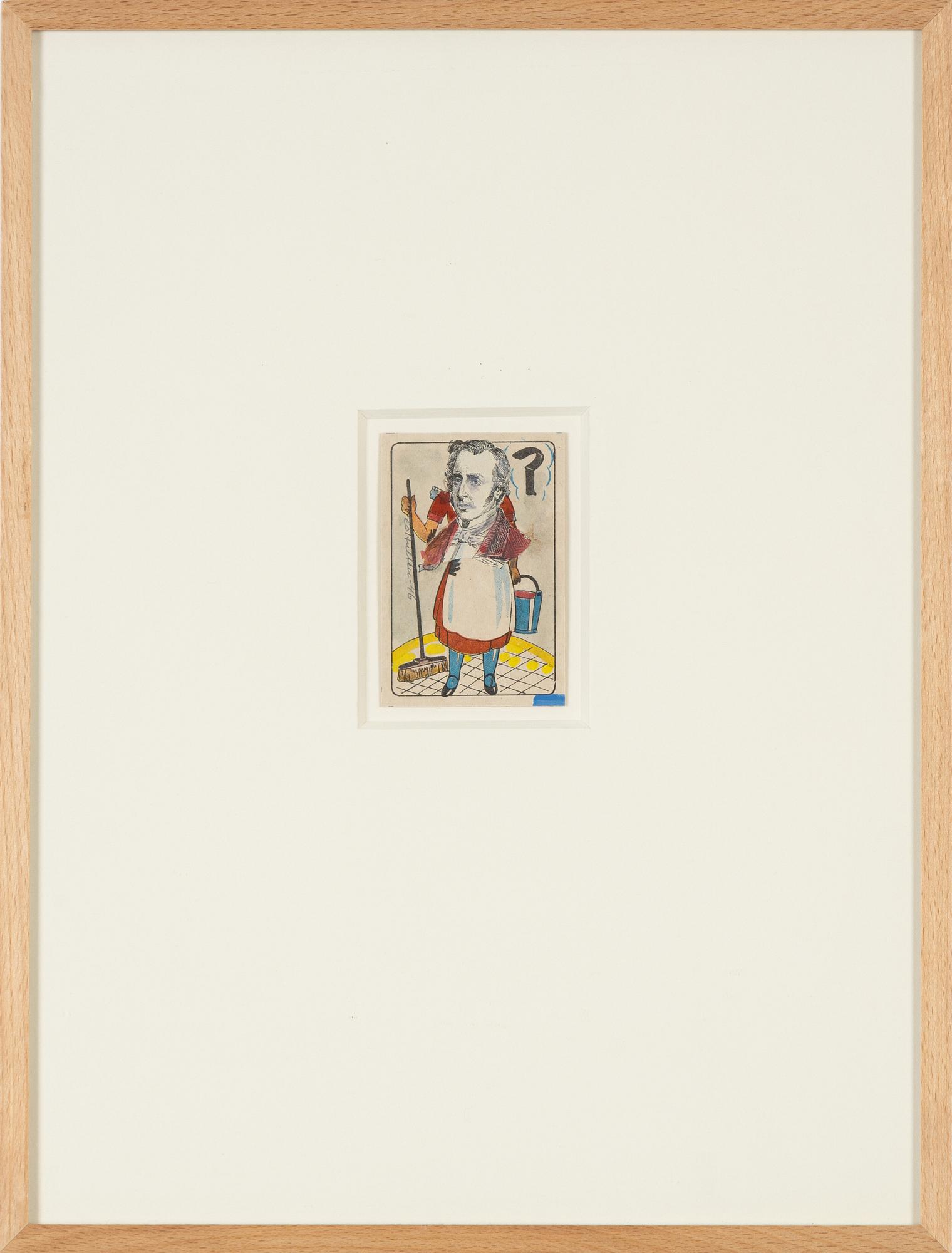 CO Hultén, mixed media and collage on paper, signed and dated -46.