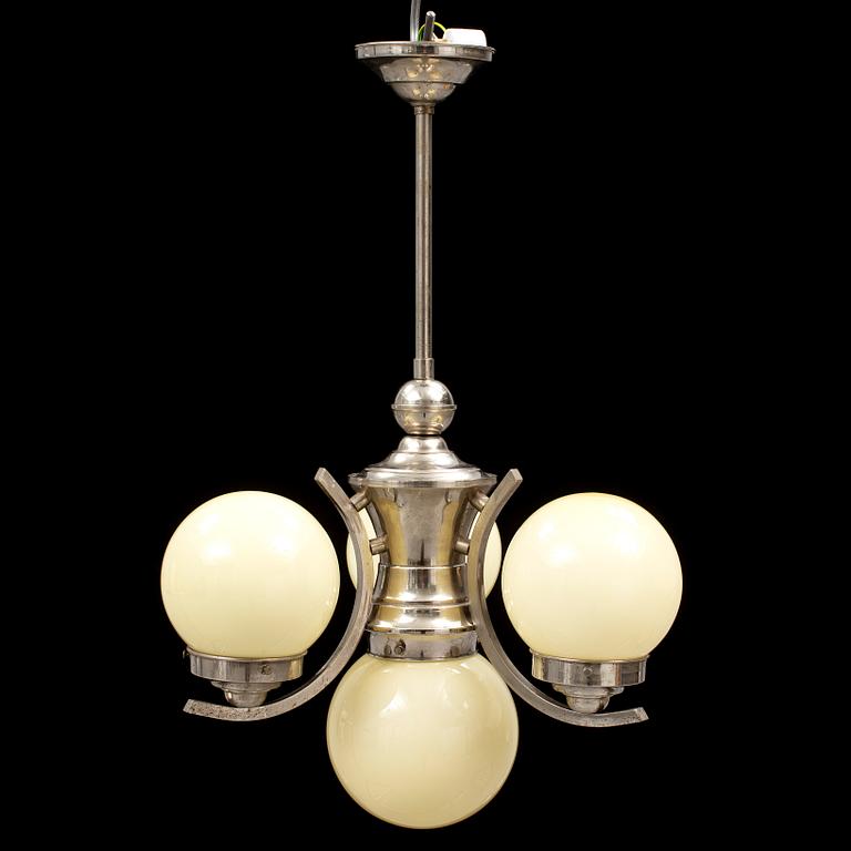 An art deco ceiling light, 1930's.