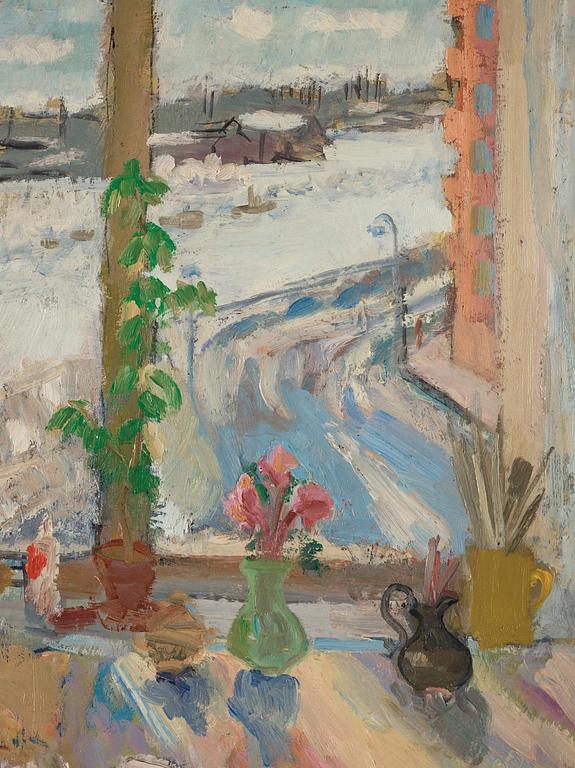 Sven X:et Erixson, Woman in a hat.