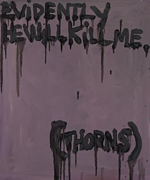 BJARNE MELGAARD, triptyk, olja på duk utförd 2006-2007.