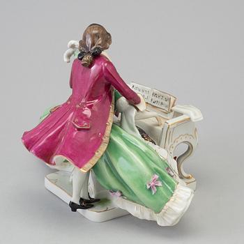 A Scheibe-Alsbach porcelain figure group, Germany, 1940s.