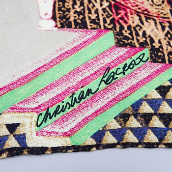 Christian Lacroix, two silk scarves.