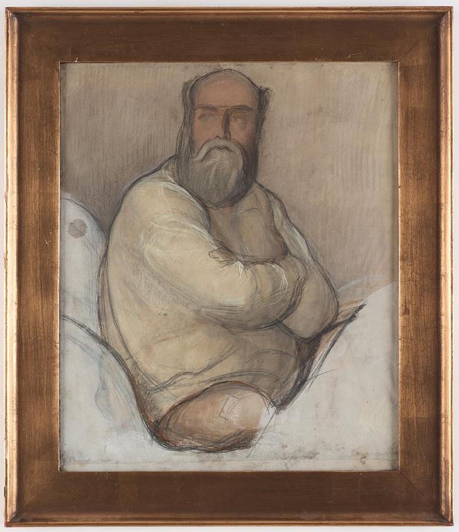Richard Bergh, Sketch for a Portrait of Gustaf Fröding.
