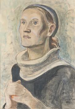 Lennart Segerstråle, Study for the 'Finlandia' fresco.