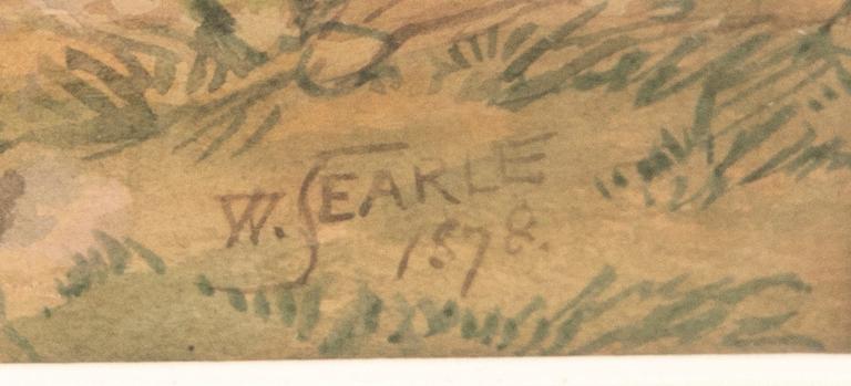 Unknown artist, 19th century, Scottish landscape.