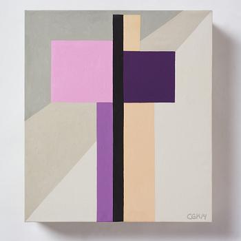 C Göran Karlsson, acrylic on canvas, signed and dated -14.