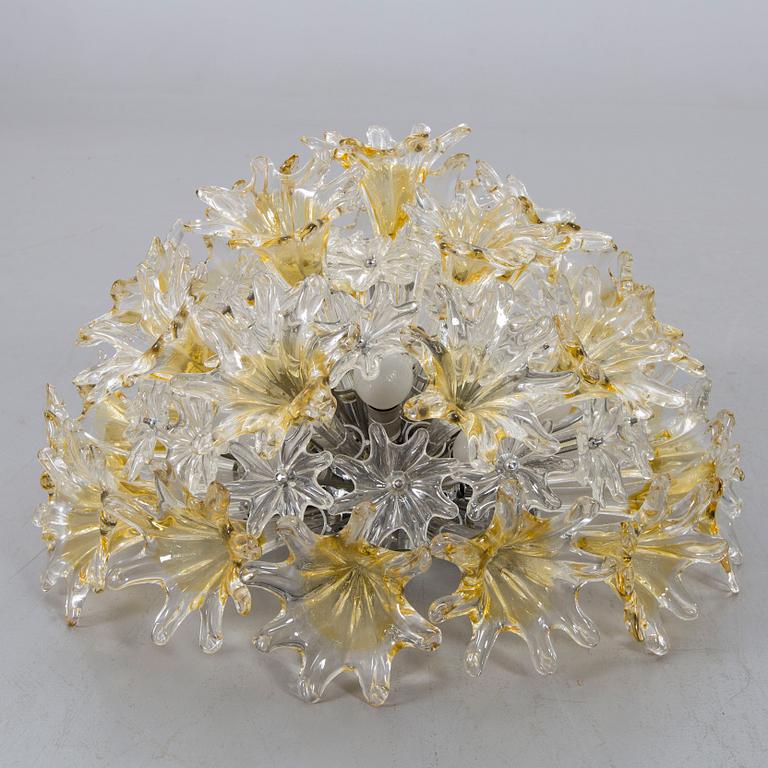 CEILING LAMP. Murano Venini.