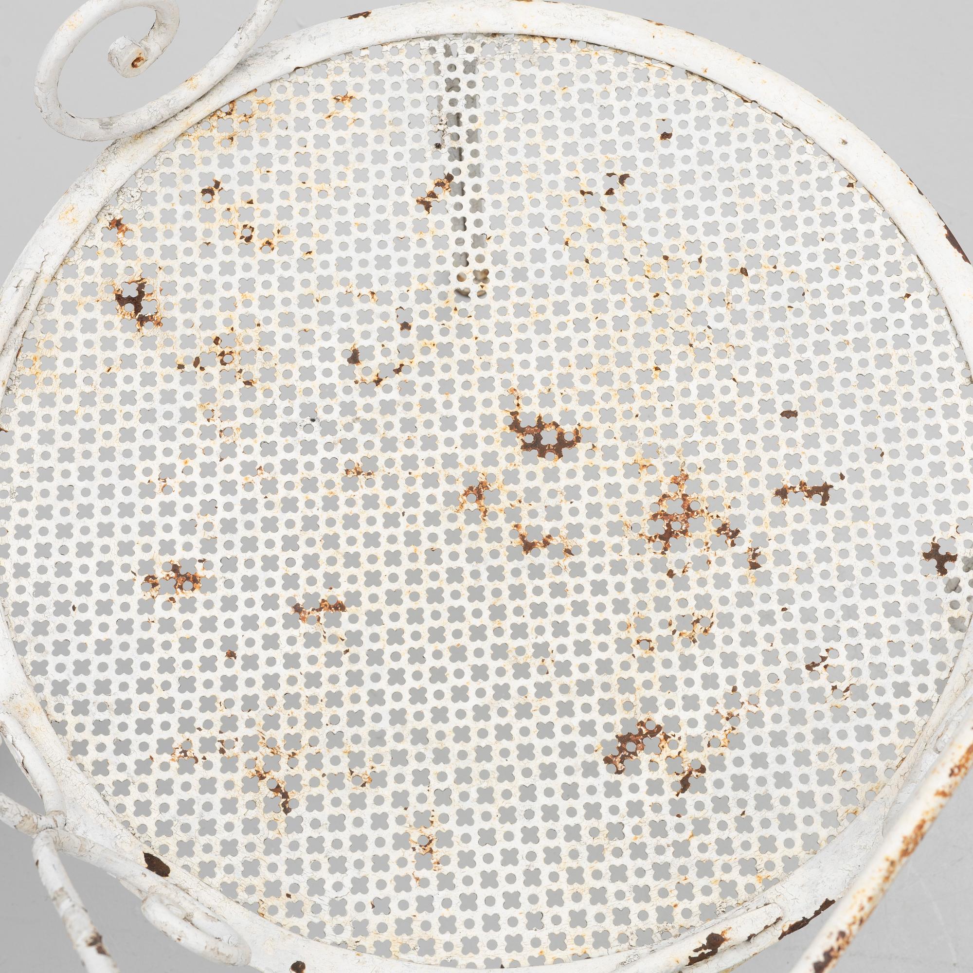 Trädgårdsmöbler, 3 delar, troligen Frankrike, 1900-talets mitt.