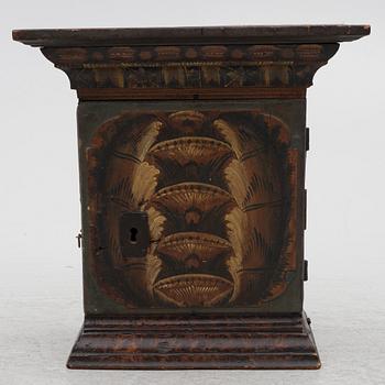 Hängskåp, allmoge, 1800-tal.