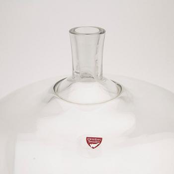 Ingeborg Lundin, Glass vase, "Äpplet", Orrefors, after 1957.