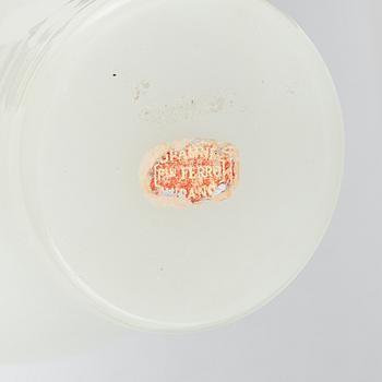 A glass vase, Fratelli Ferro, Murano, Italy.