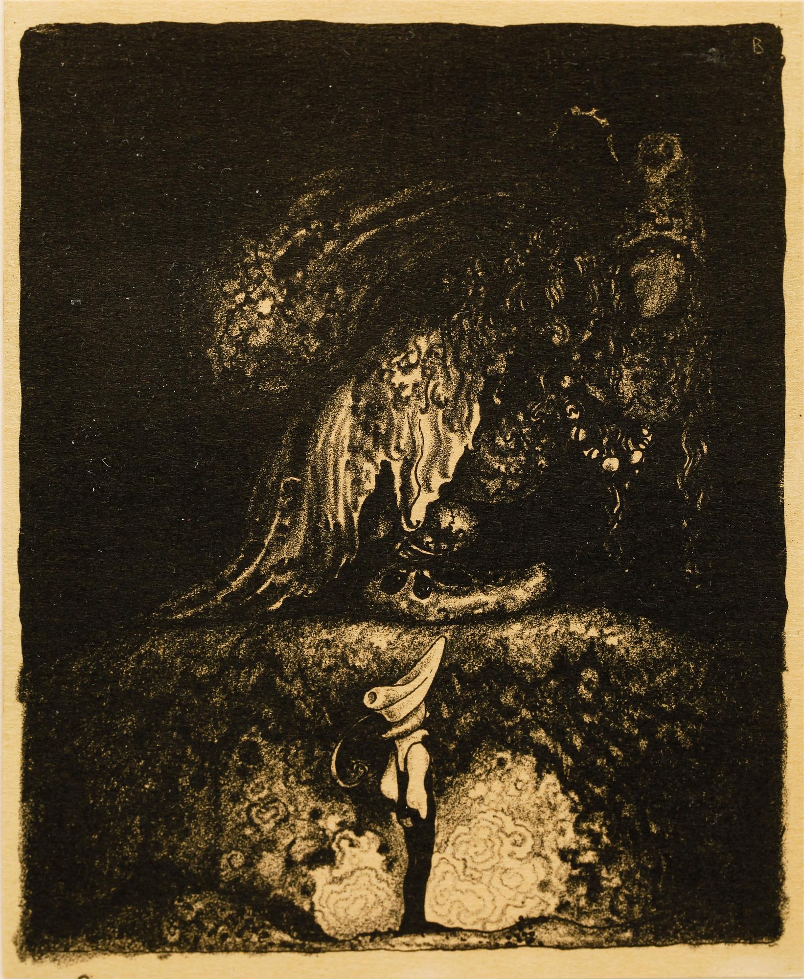 JOHN BAUER, litografi, ur: "Troll".