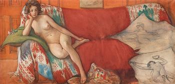 453. Carl Larsson, "Vila" ("Rest").