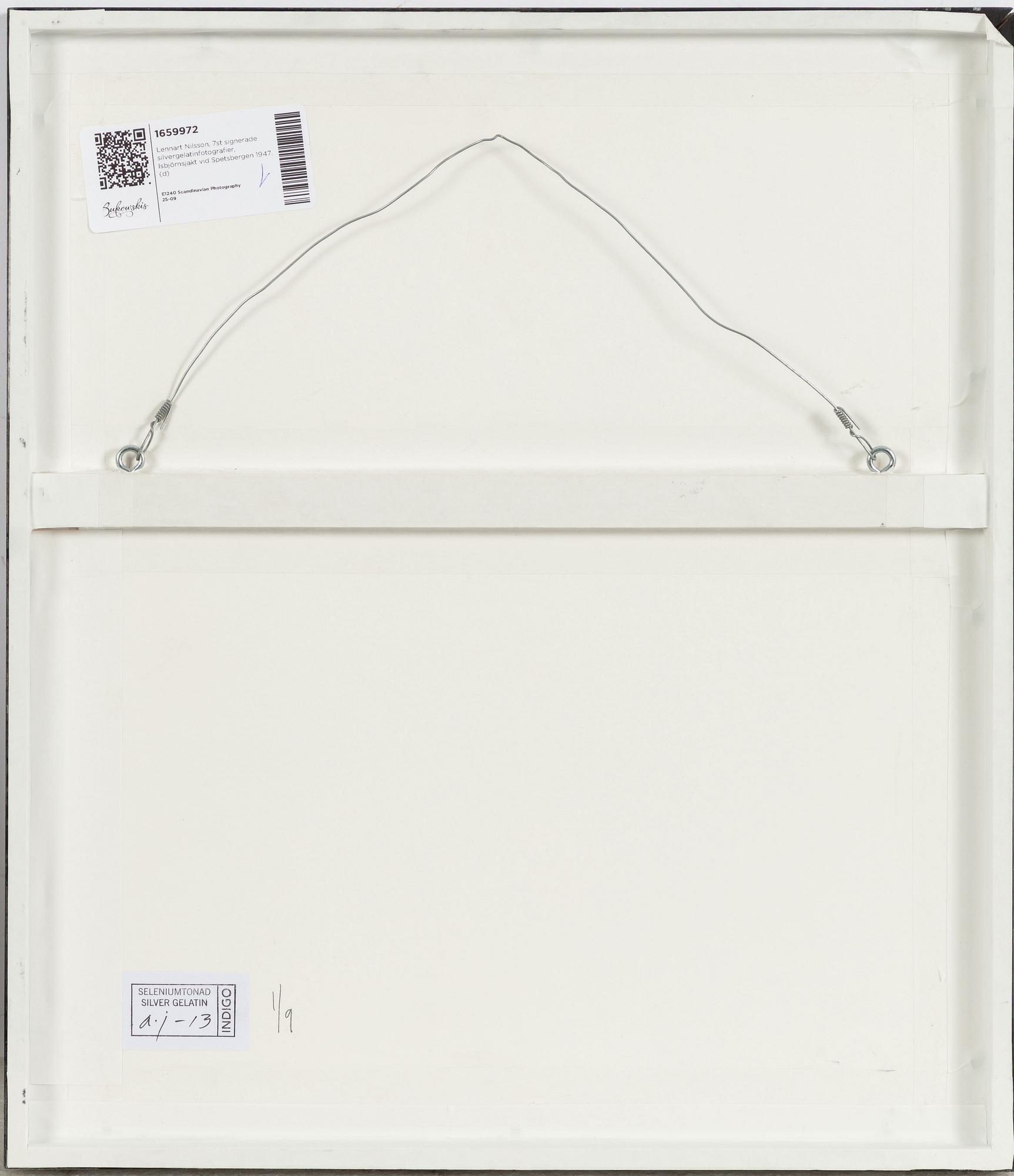 Lennart Nilsson,  "Isbjörnsjakt vid Hvitøya (Vitön), Svalbard, Norge 1947".