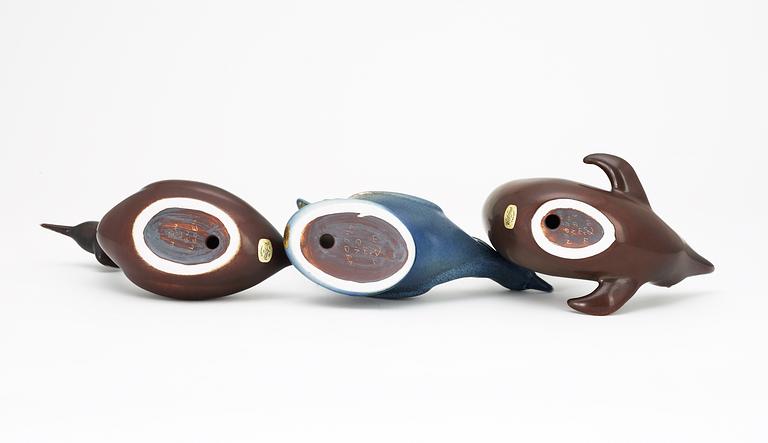 GUNNAR NYLUND
Figuriner, 3 st, Rörstrand.