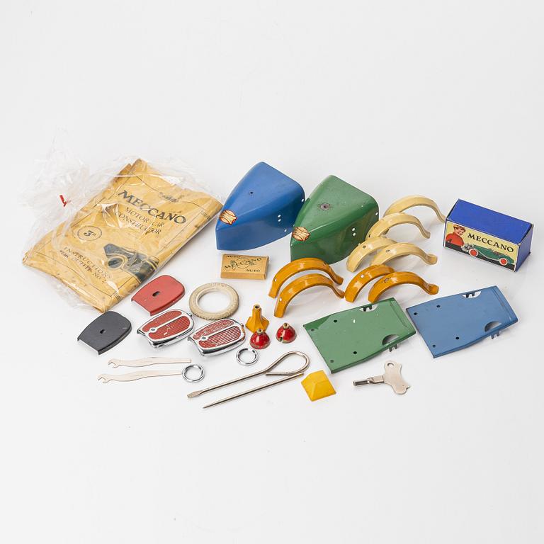 Meccano, racing car. England, 1930s.