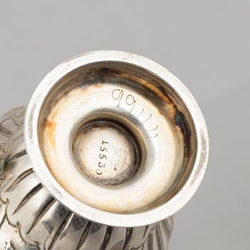 Eight silver pieces, England, Sweden, Germany and Norway, 19th-20th century.