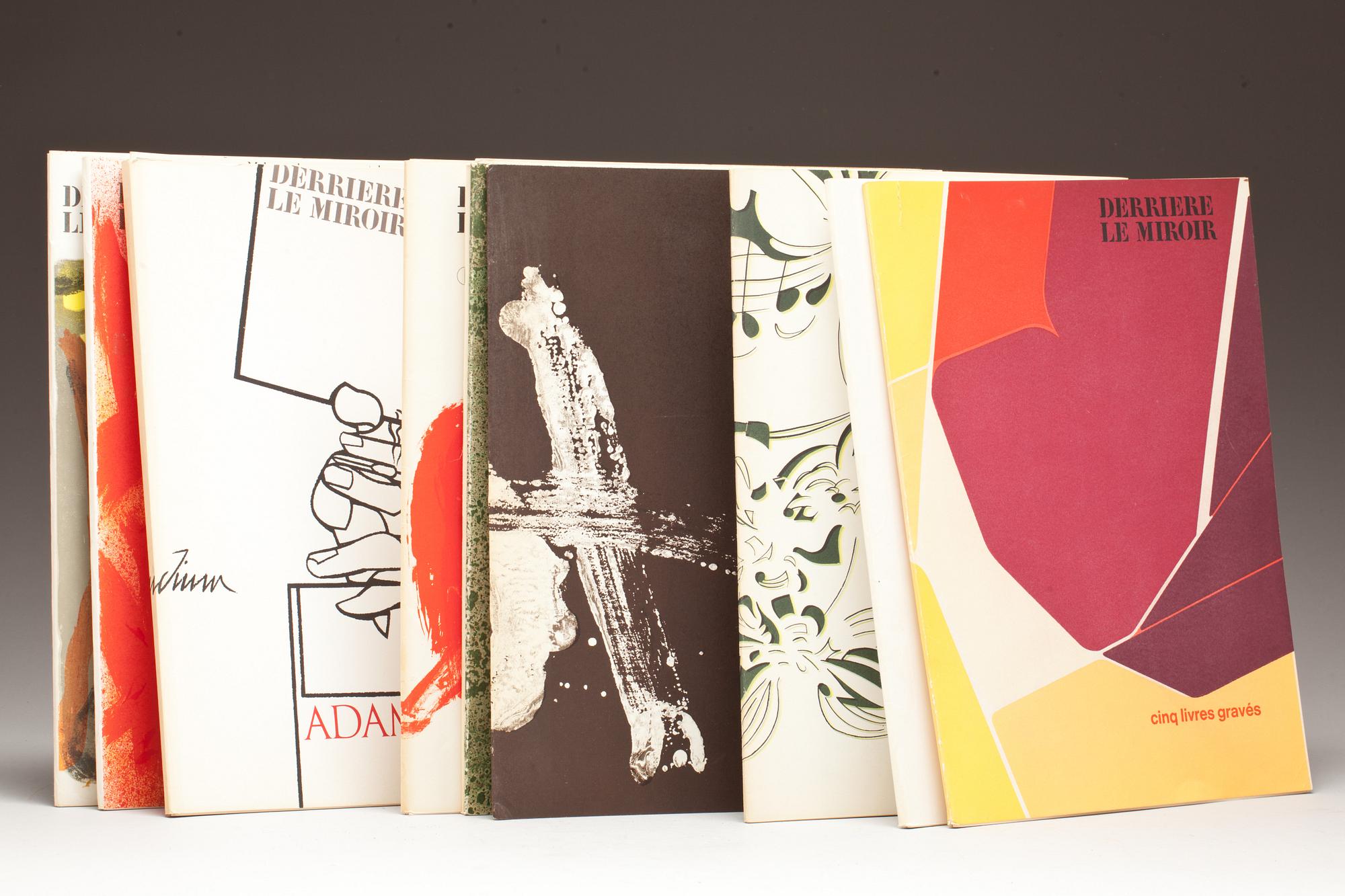 TIDSKRIFTER, "Derriere le miroir", 10 st, årgång 1974 och 1975.