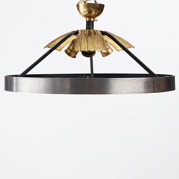 Lars Holmström, a Swedish Grace chandelier, Arvika Sweden 1920-30's.