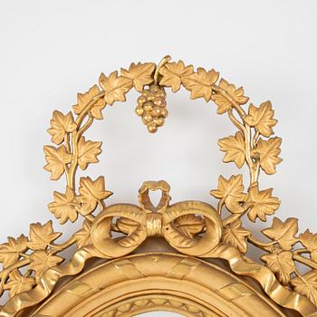 A Gustavian Style Mirror, early 20th century.