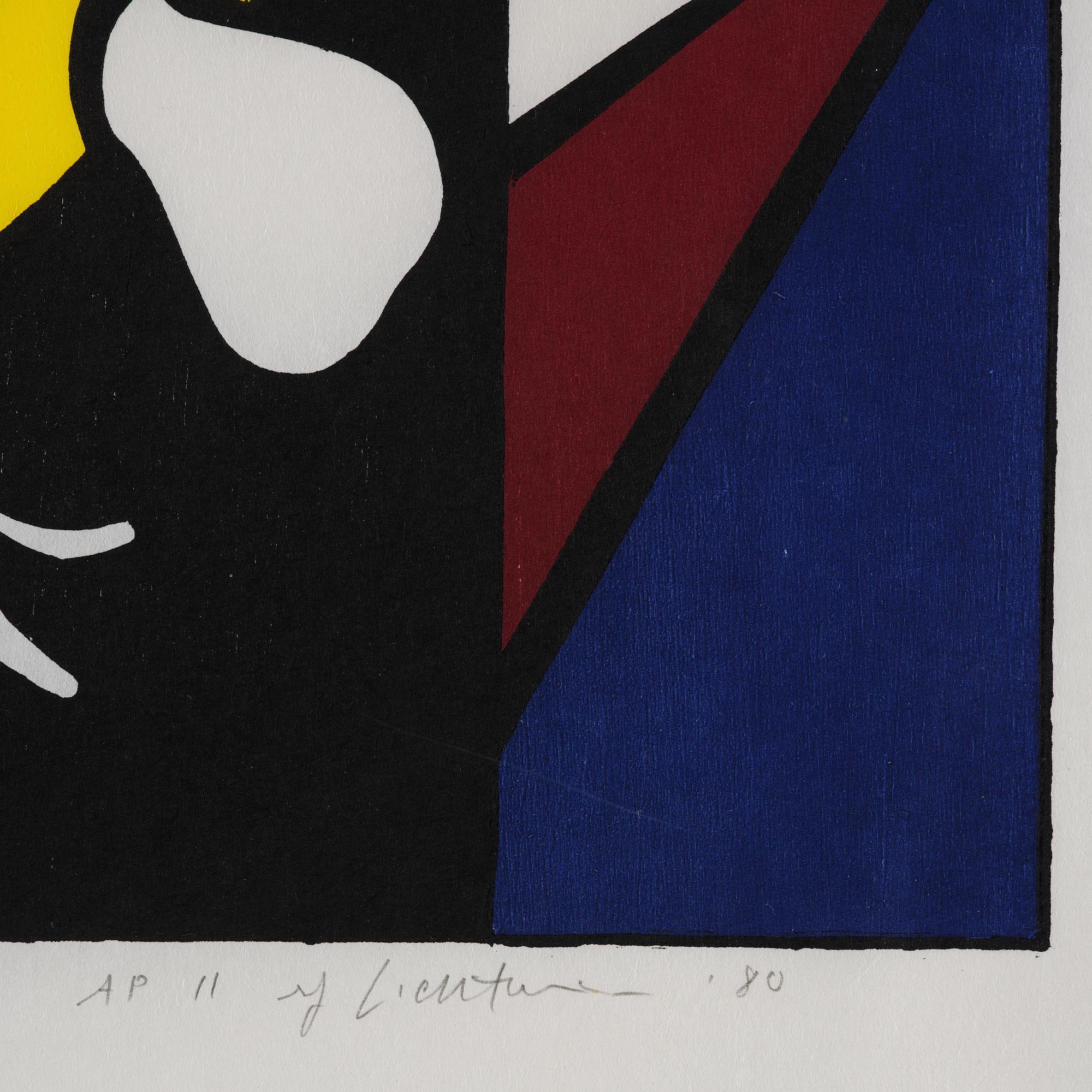 Roy Lichtenstein, "American Indian Theme I".
