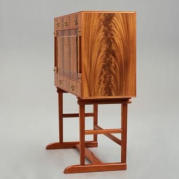 Josef Frank, a mahogany secretaire, Svenskt Tenn, Sweden, model 1036, probably 1960-70's.