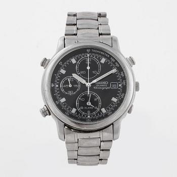 SEIKO, wristwatch, chronograph, 38 mm.