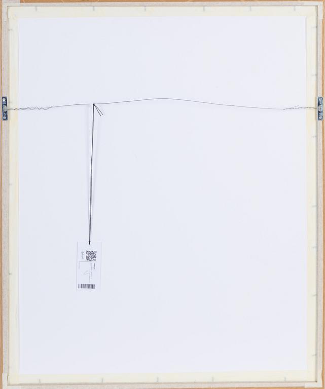 Ulf Lundell, mixed media with collage, signed and dated 07.