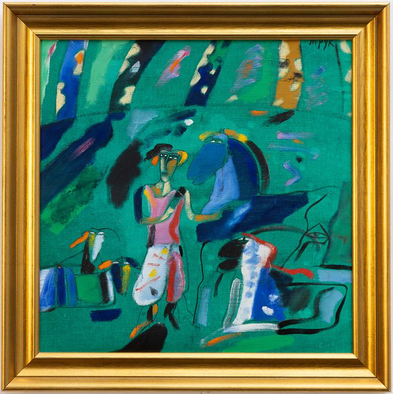 Madeleine Pyk, Man with Horse.