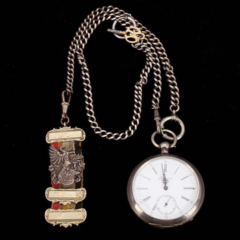 FICKUR, 3 st, i silver.  England sent 1700-tal, England tidigt 1800-tal, Tyskland sent 1800 tal.
