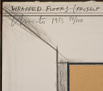 Christo & Jeanne-Claude, "Wrapped Floors, Project for Haus Lange Museum, Krefeld".