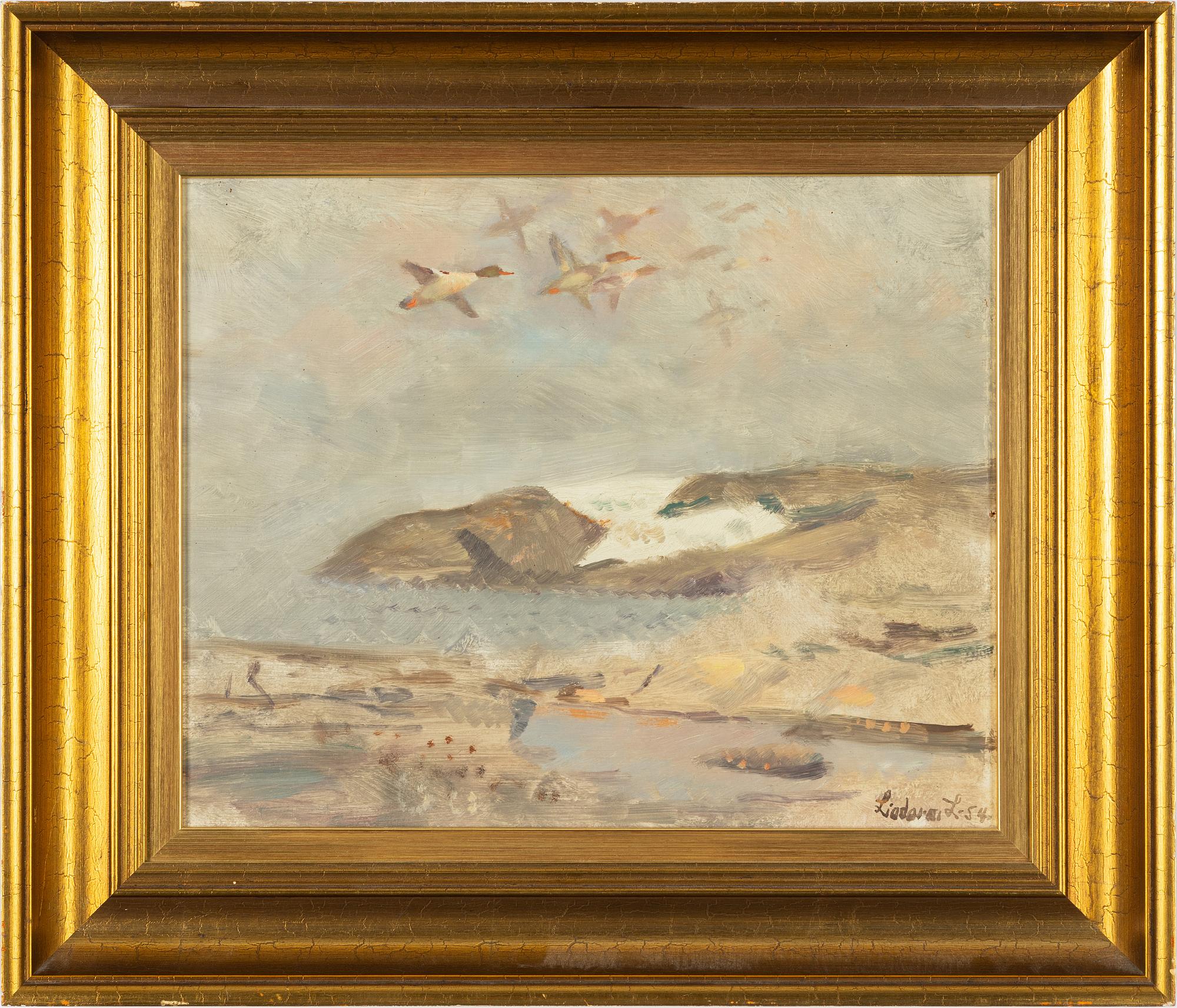 Lindorm Liljefors, Birds in Flight.