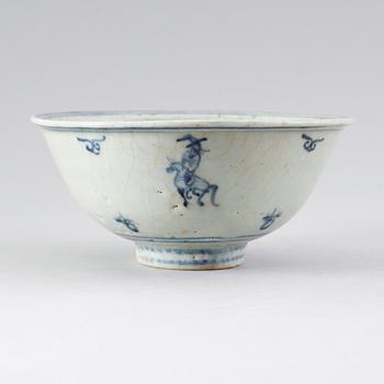 SKÅL, porslin, Kina, Ming, 1400-tal.