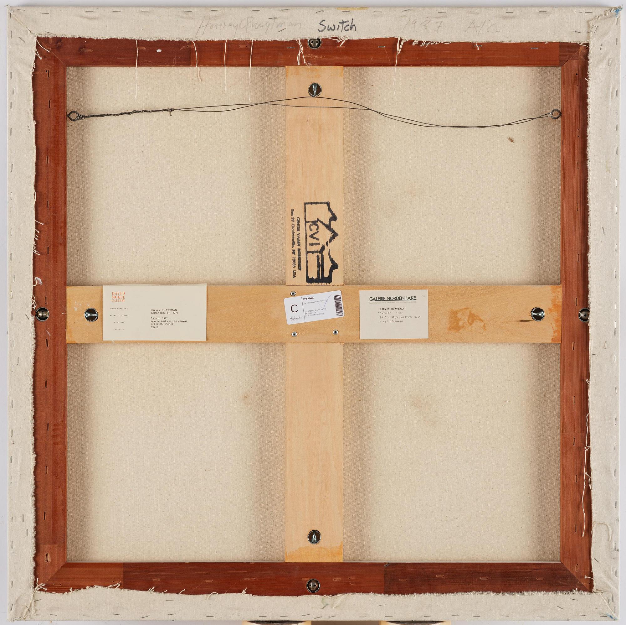 Harvey Quaytman, "Switch".