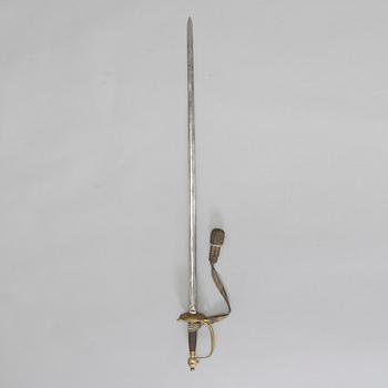 A 19TH CENTURY INFANTRY SWORD.