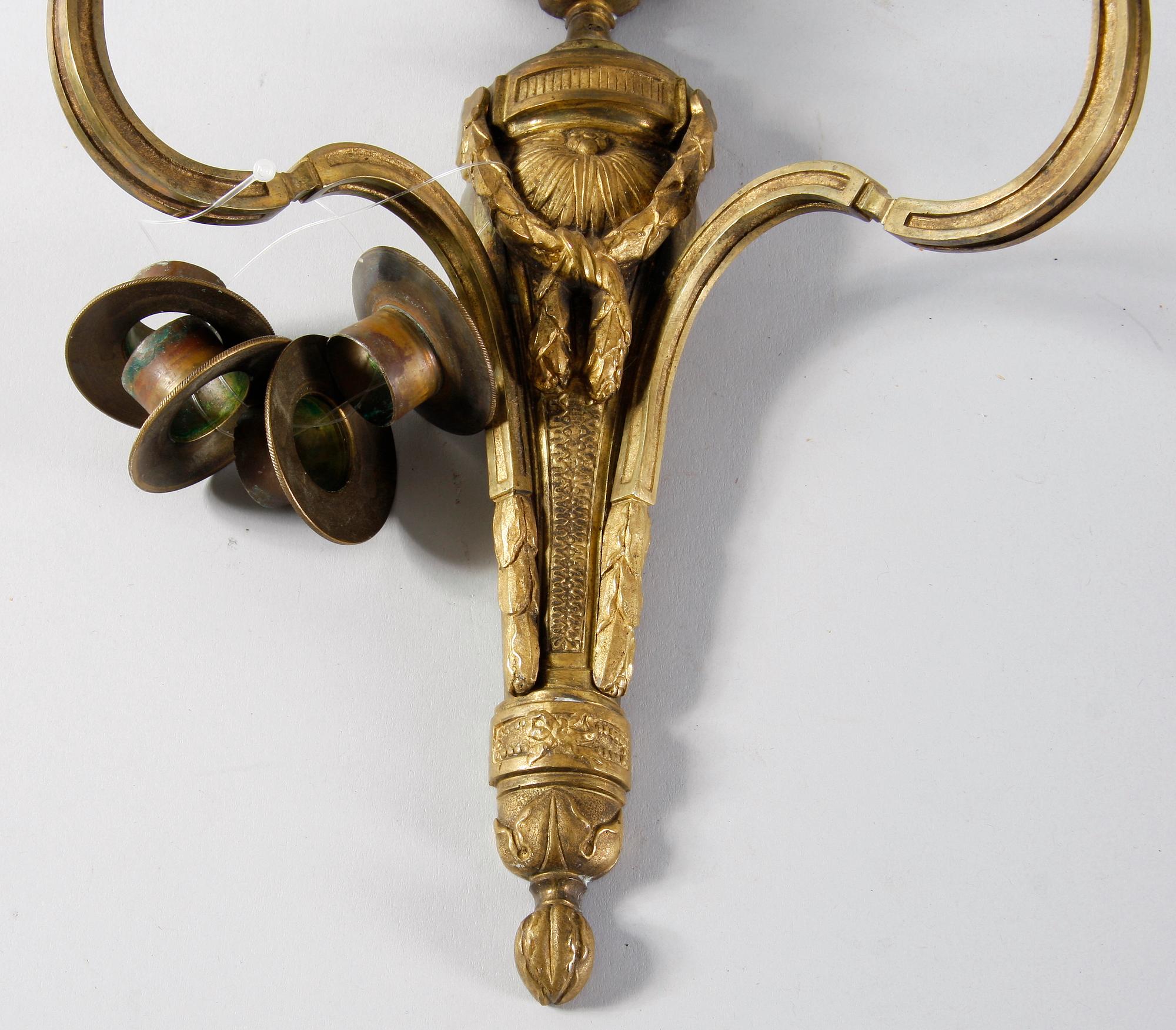 VÄGGAPPLIQUER, Louis-XVI stil. 1900-tal.