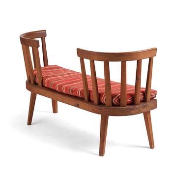 Axel Einar Hjorth, a stained pine sofa 'Utö', Nordiska Kompaniet 1930s.