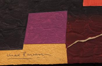 MAX PAPART, carborundum. Signerad och numrerad VII/XV.
