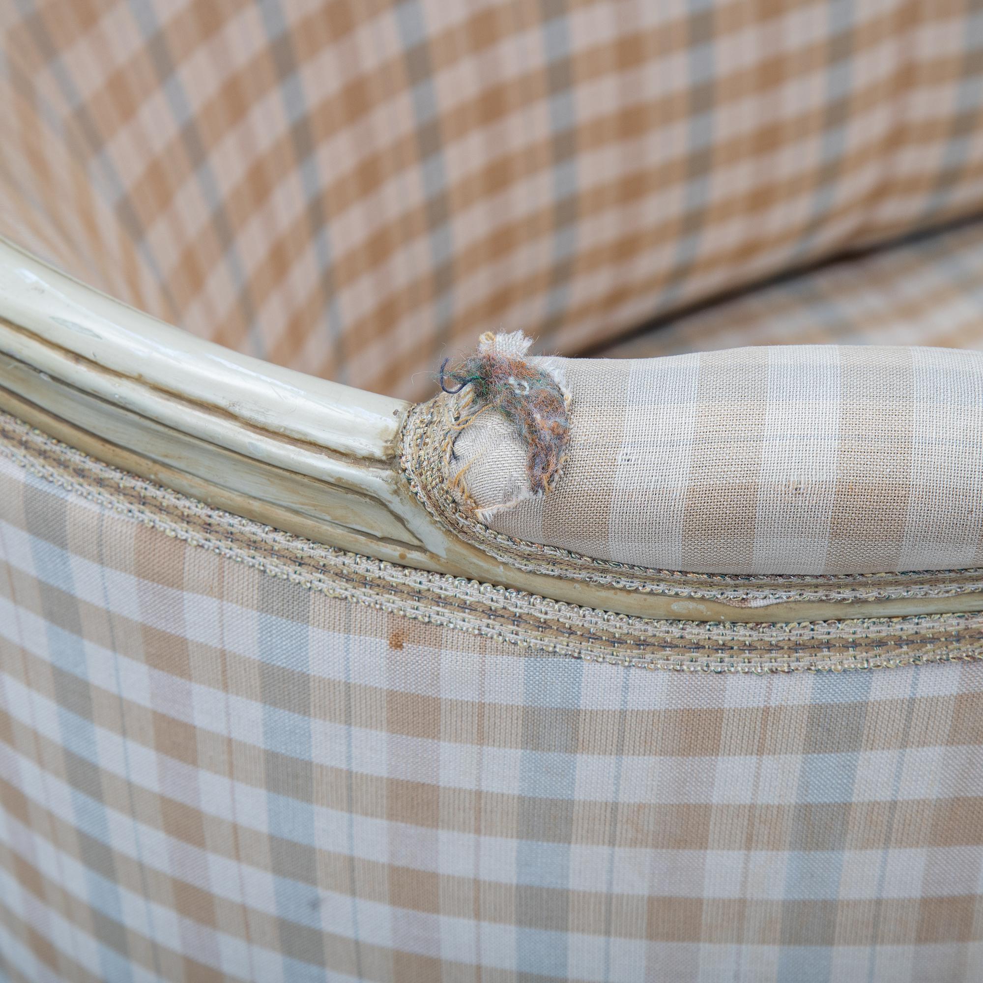 Soffa, gustaviansk, 1700-talets andra hälft.