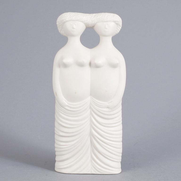 FIGURIN, parian, "Tvillingarna" ur serien Figurin, Stig Lindberg, Gustavsberg.