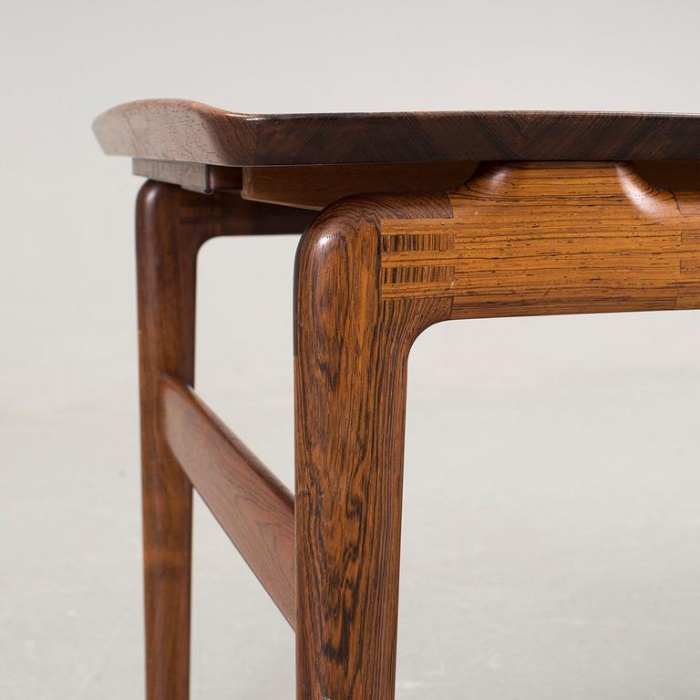 PETER HVIDT & ORLA MØLGAARD NIELSEN, a palisander sofa table, France & Son, Denmark 1960's.