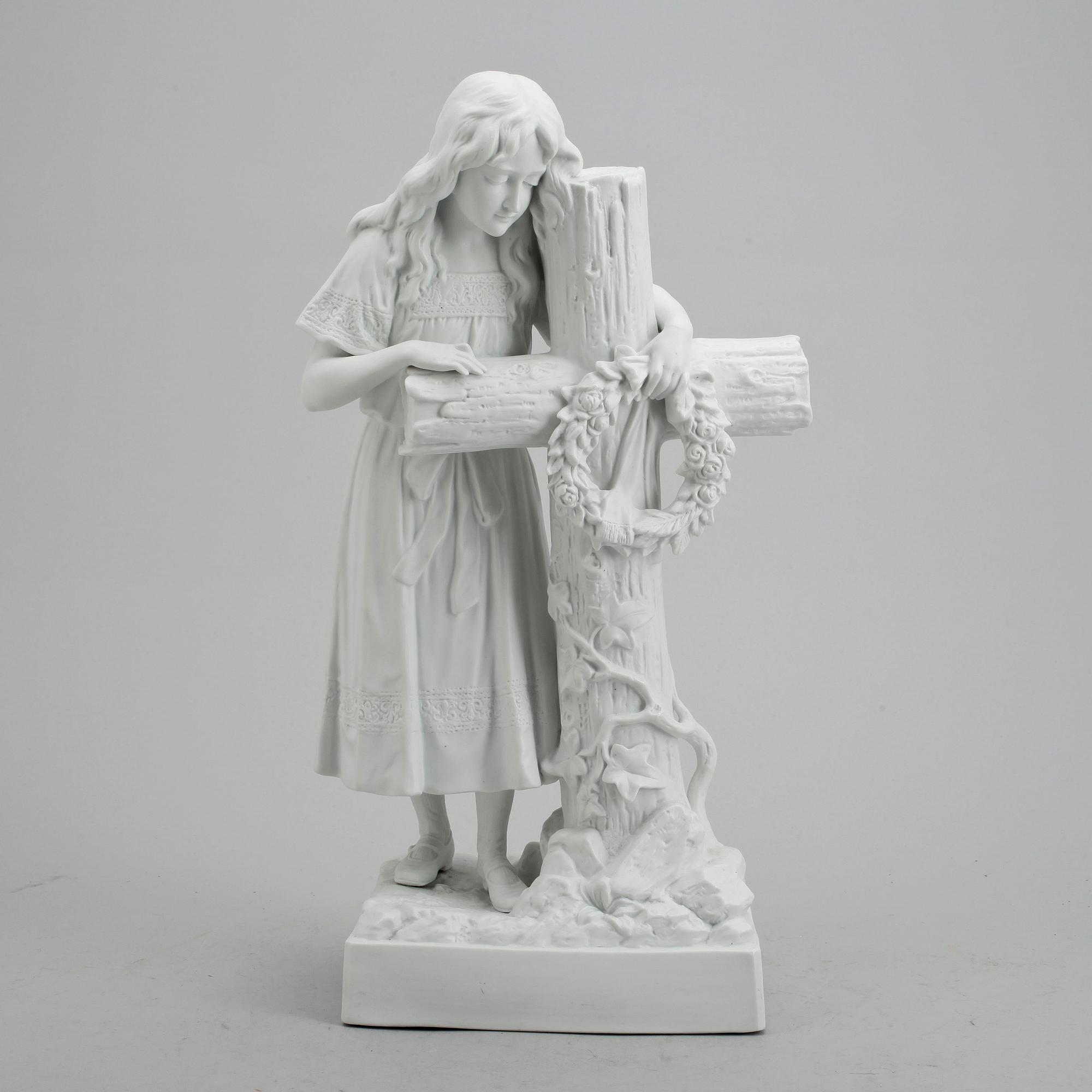 FIGURIN, parian, 1900-talets första hälft.